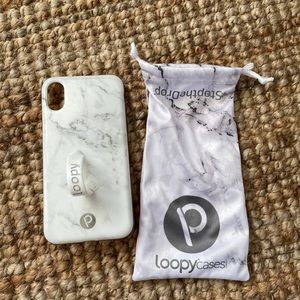 iPhone XS Marble Loopy Case